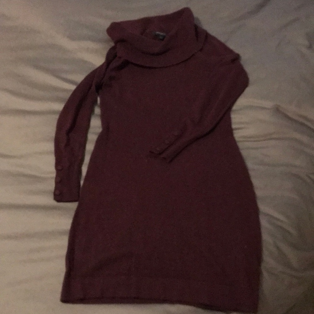 Purple Sweater Dress || Banana Republic
